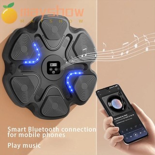 Máy đấm bốc âm nhạc thông minh MAYSHOW, Tập thể dục nhanh nhẹn Mục tiêu treo tường đấm bốc, Thư giãn Bluetooth Punching Pad Phản ứng Tập thể dục đấm bốc Thiết bị tập luyện treo tường thể thao tại nhà