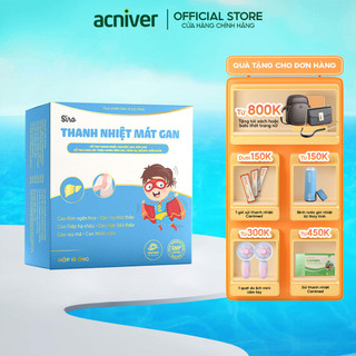 Siro Mát Gan Trẻ em Giúp Trẻ Thanh Nhiệt, Mát Gan, Ngừa Rôm Sảy, Vàng Da, Mề Đay Hộp 10 Ống
