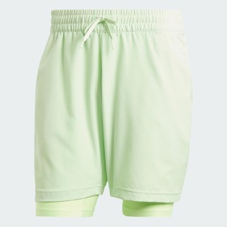 Adidas quần vợt set quần short tennis heat.rdy kèm quần short bên trong nam màu xanh lá il7380
