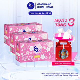[Combo 3 Hộp] Nước uống 82X The Pink Collagen Từ Nhật Bản Giúp Dưỡng Da, Ngừa Lão Hóa (10 lọ/1 hộp)