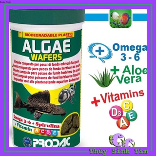 Thức ăn cho cá tầng đáy algae wafers - prodac