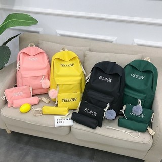 Ba Lô Ba Mảnh Phong Cách Mới Phiên Bản Hàn Quốc Ba Lô Thời Trang Học Sinh Tiểu Học Schoolbag Dung Tích Lớn Nam Nữ Túi Du Lịch CYR946