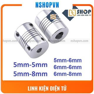 Khớp nối trục mềm các loại 5mm-5mm, 5mm-8mm