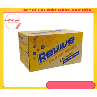 THÙNG 24 CHAI REVIVE CHANH MUỐI 390ML