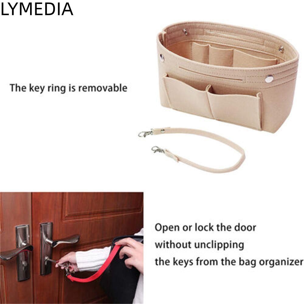 LYMEDIA nỉ LYMEDIA Túi đựng đồ trang điểm nữ bền