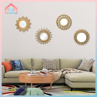 Gương treo tường trang trí Gemvan Gương cổ điển nhỏ cho tường - Gương gắn dễ dàng để trang trí nội thất
