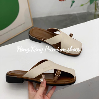 Giày cao cấp Hồng Kông❥(^ _ -) Yunguang Dép đế mềm thời trang dành cho nữ mặc ngoài trời mùa hè, giày đi biển La Mã thông thường và đa năng mới, dép xỏ ngón chân sành điệu