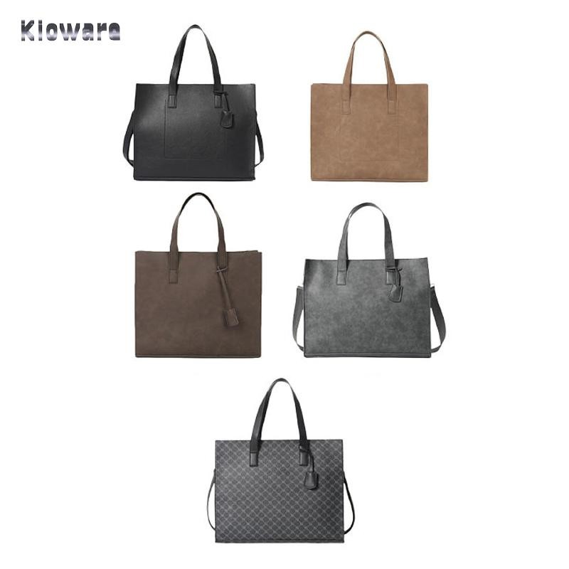 Kloware Nam Túi Tote Hợp Thời Trang Thanh Lịch Nhẹ Dung Tích Lớn Túi Laptop Túi Xách Túi Đeo Vai Cho Đảng Mua Sắm Phố