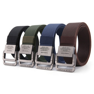 Mới Vải Thắt Lưng Nam Nữ Thắt Lưng Đôi Vòng Khóa Nylon Thắt Lưng Thanh Niên Sinh Viên Chiến Thuật Quần Thắt Lưng Hợp Thời Trang