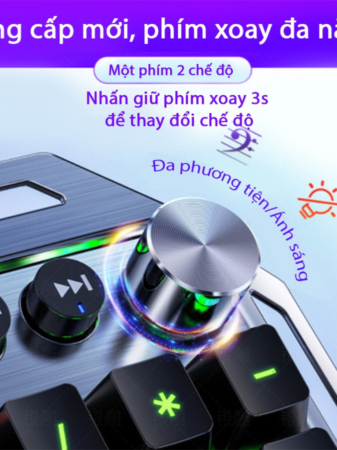[SS originality]
 Bàn phím cơ Gaming Coputa Bàn phím máy tính chơi game có dây LED RGB K100