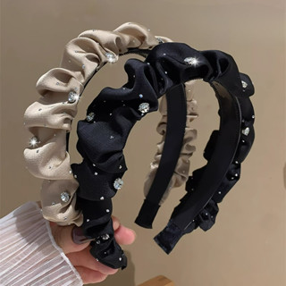 Shine French Bling Hair Hoop Retro Hairbands Mũ nón dành cho nữ Cô gái