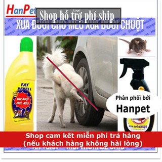Hỗ trợ Ship- HA Đuổi chuột xua đuổi chó, mèo đuổi ruồi Xịt Fay Repell ngăn chó phóng uế và cắn phá đồ đạc
