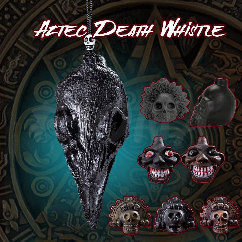Aztec Death Còi Ma Quái Aztec Death Skull Còi Prank Halloween Trang Trí explanth