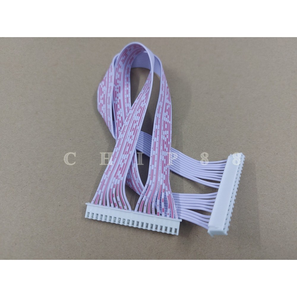 20P Dây Bus 20p xh2.54 dây trắng đỏ 30cm