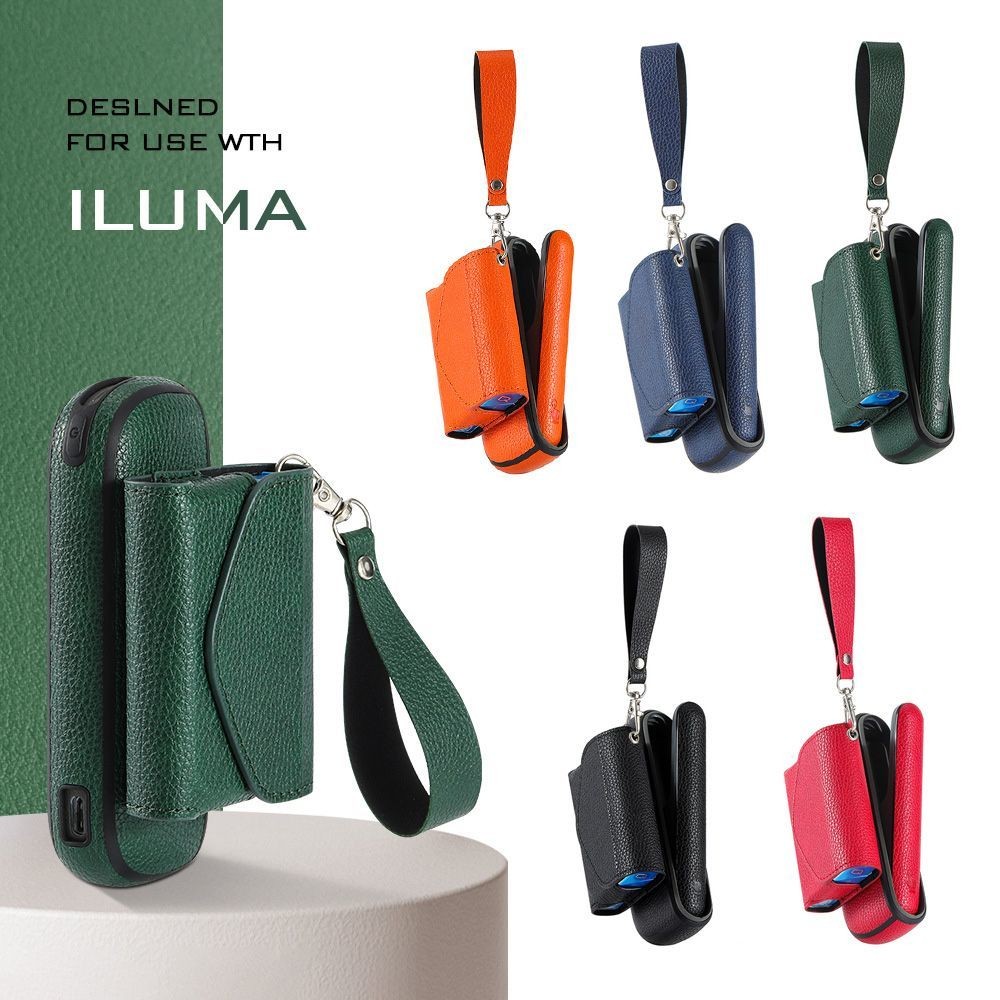 Dành Cho Iqo Iluma i Vỏ Bảo Vệ Họa Tiết Vải Lanh Dây Phụ Kiện Hộp Bảo Quản Iluma Di Động Chống Sốc T