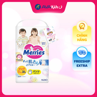 Tã quần Merries size XL 38 miếng (12 - 22 kg) - Mẫu mới