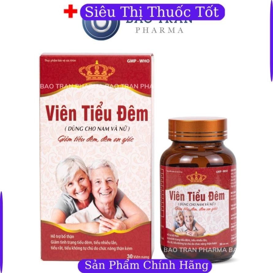 Viên uống giảm tiểu đêm, tiểu rắt, thận yếu dùng cho nam, nữ (Lọ 30 viên nang) f