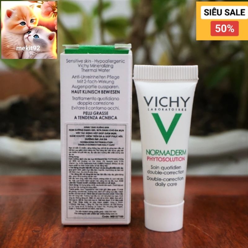 (3ml) Kem giảm mụn Vichy NORMADERM PHYTOSOLUTION