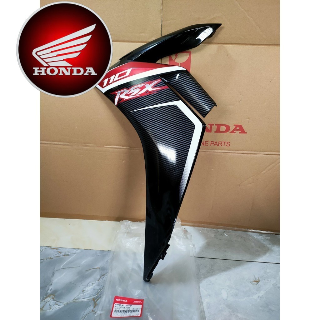 Cánh yếm trái WAVE RSX 110 2012 màu đen NHA69 (64750K07940ZF)