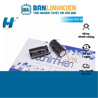 Tụ Hóa 33uF 200V 10x20MM