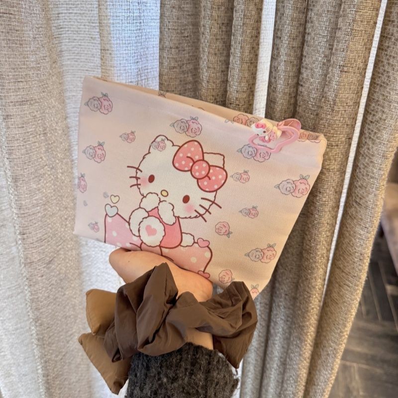 Phong Cách Mới Katie Ly Hợp Dung Tích Lớn Di Động Lưu Trữ Cao Cấp Tinh Tế Túi Đựng Mỹ Phẩm Hoạt Hình