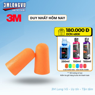 Nút bịt tai chống ồn 3MTM 1100 cấu tạo từ PU xốp,mềm mịn, đạt chỉ số NRR 29dB (1 cặp) siêu cách âm