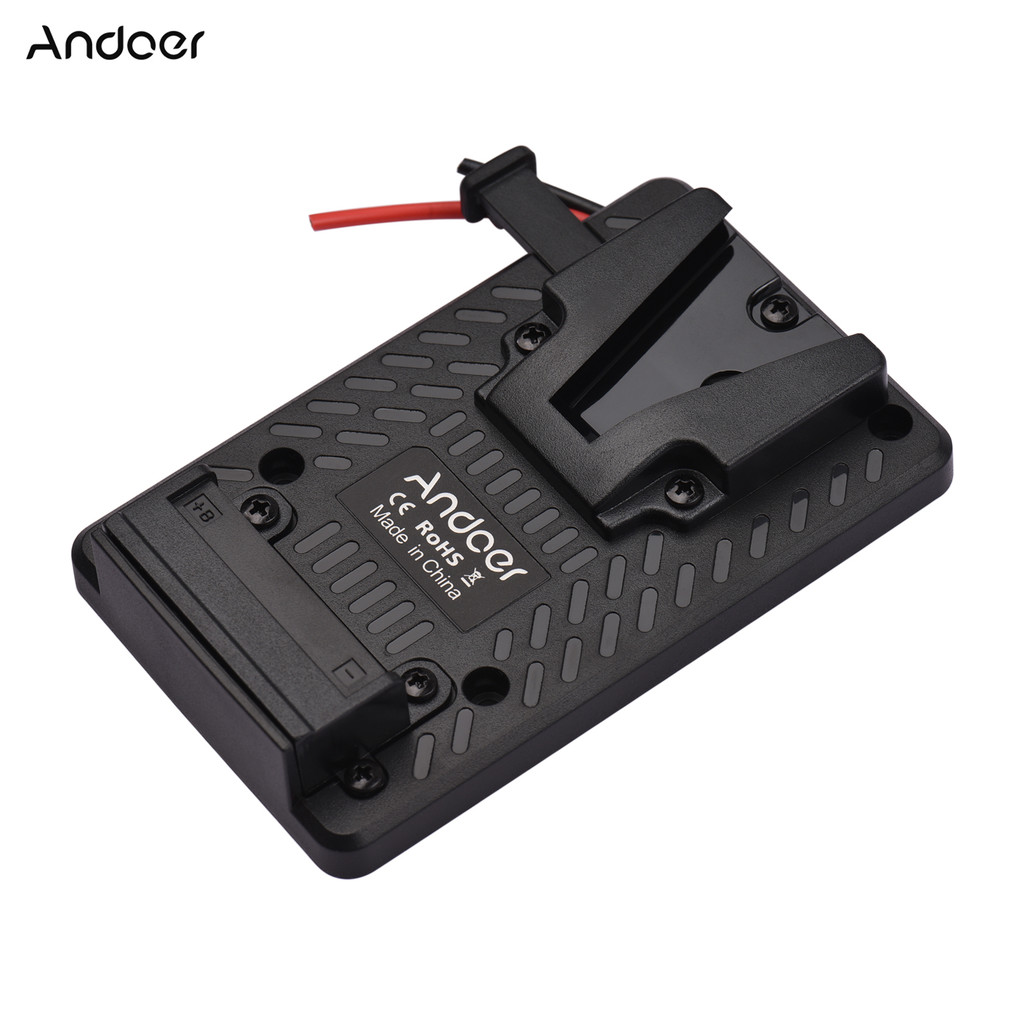 Andoer V-lock Pin Mặt Sau Tấm Adapter Thay Thế Cho Pin V-Mount
