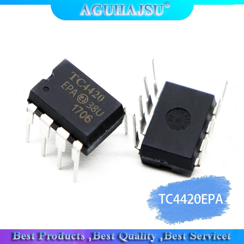 Sản phẩm mới 5 cái / lốc TC4420EPA TC4420CPA TC4420 = MIC4420BN MIC4420 DIP-8 IC