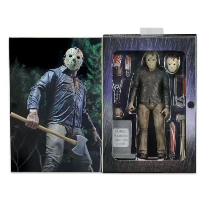 18cm NECA The Firday Jason Voorhees Nhân Vật Hành Động Phần VII Máu Mới Jason Voorhees Halloween Bộ 