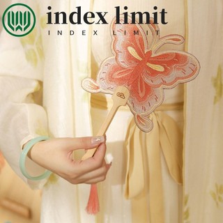  INDEX GIỚI HẠN Quạt Tròn Thêu Cầm Tay Có Mặt Dây Chuyền Quạt Phong Cách Trung Hoa Hanfu Tua Rua Hoa Sen Hình Nhóm Quạt Chụp Ảnh Chống Đỡ 