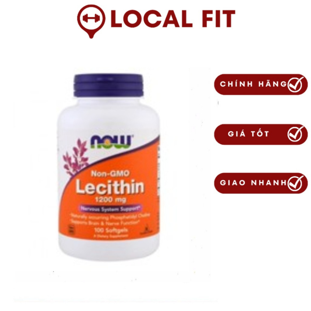 [Chính hãng] Viên uống hỗ trợ giảm tắc tia sữa NOW Sunflower Lecithin 1200mg (100 viên) tại wheyhoap