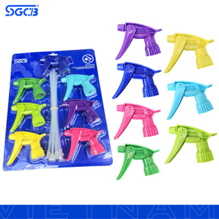  Bộ 7 Vòi Phun Hóa Chất Chính Hãng SGCB 2.0 7 Màu Thế Hệ Mới Đầu Phun Cải Tiến Độ Bền Cao Hơn Tặng Thân Bình SGCB 