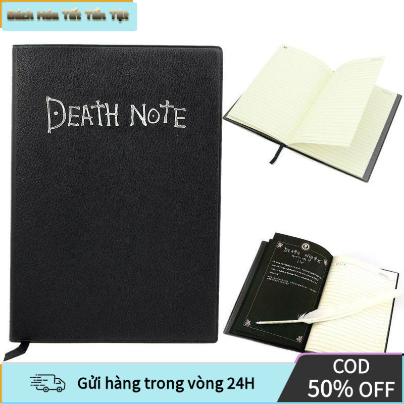 [COD] Death note [Có hộp và tặng kèm bút lông, kẹp sách] sổ death note sổ anime/sổ note/sổ da