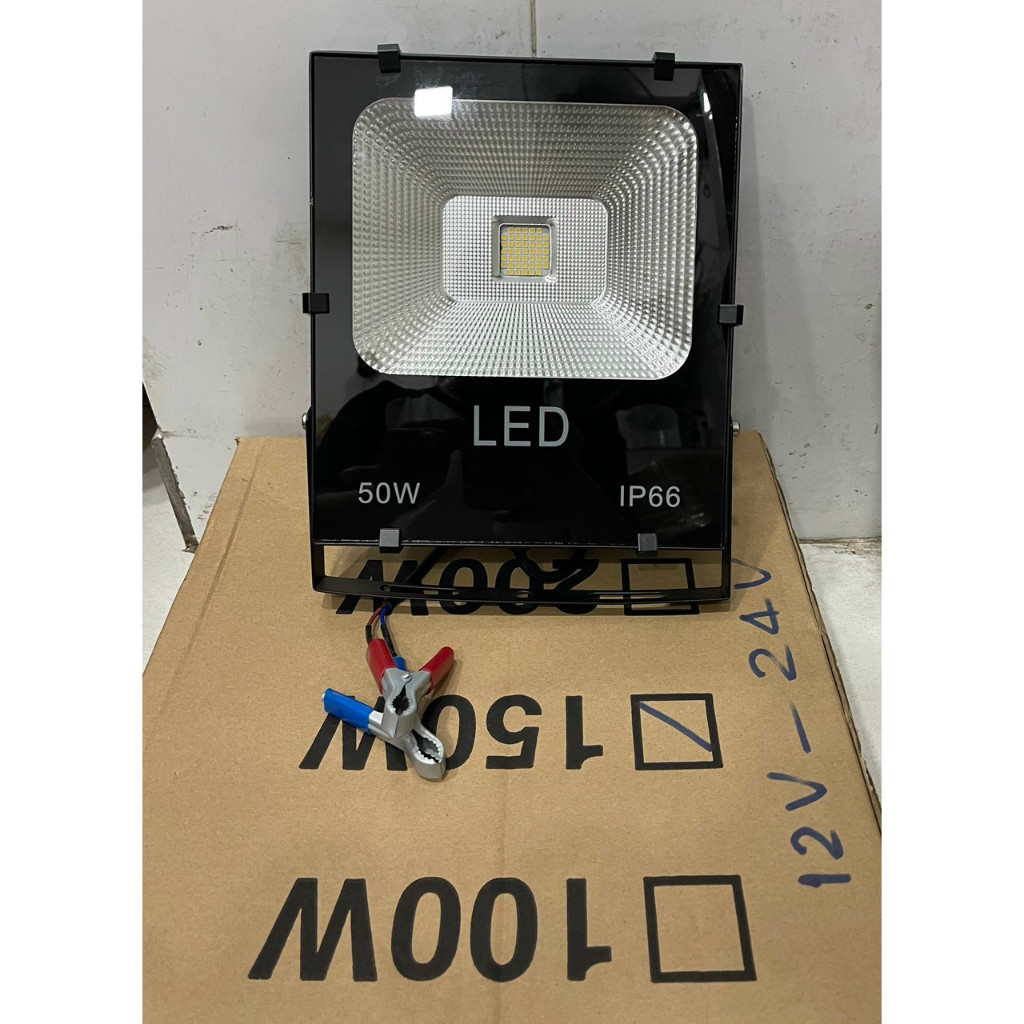 Giá Sỉ ONL - Đèn Led Kẹp Bình ACQUY 12v/24v, Công Suất Chuẩn 100% 50w-100w-150w Siêu Sáng Chống Nước