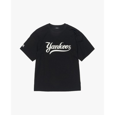 MLB - Áo thun unisex cổ tròn tay ngắn_3ATSV0254-50BKS