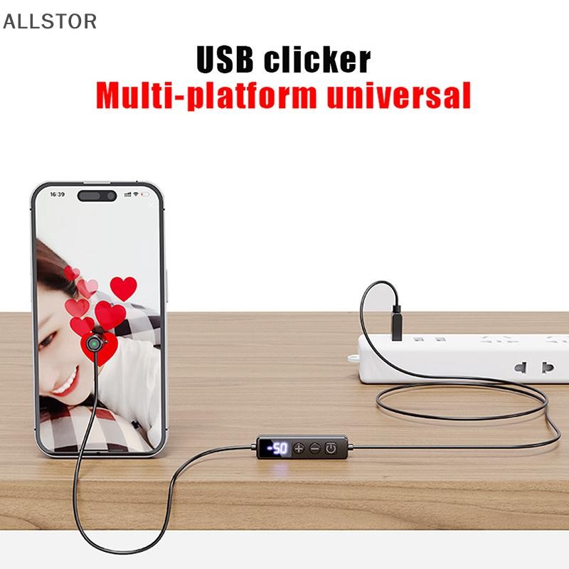 ALLSTOR Auto Clicker Cho Điện Thoại Màn Hình Điện Thoại Tự Động Tapper Tự Động Vật Lý Tapper Cho Hỗ 