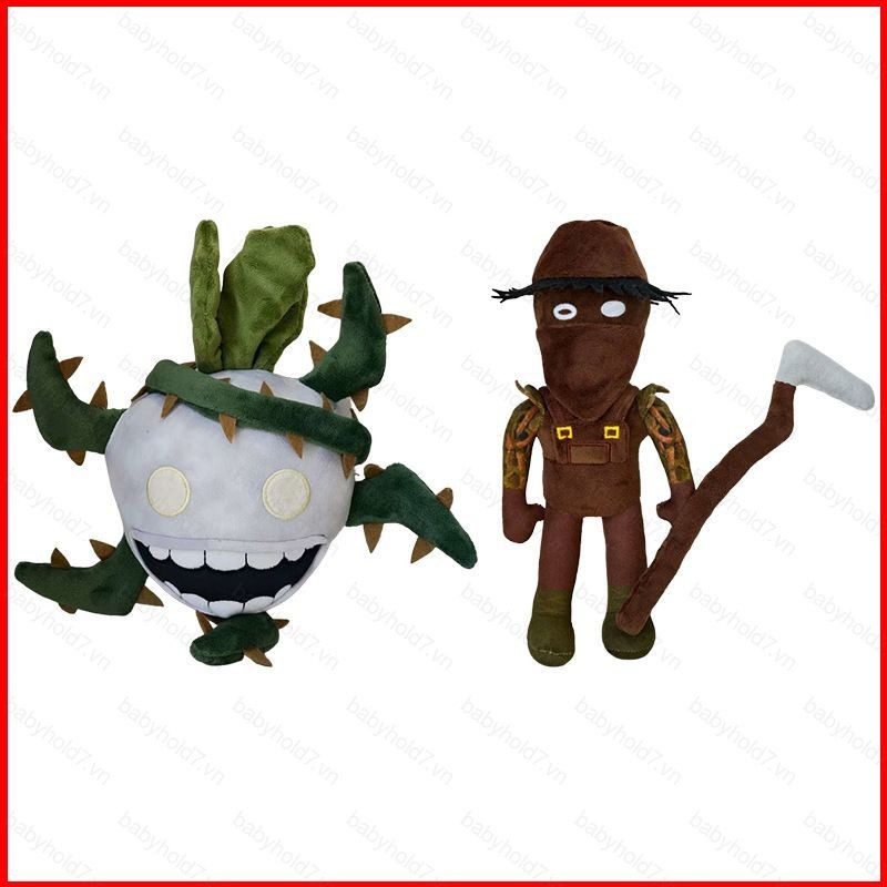 BH7 CỬA Ngoài Trời Búp Bê Sang Trọng Khủng Bố Củ Cải Và Nông Dân Đồ Chơi Nhồi Bông Trang Trí Nhà Bộ 