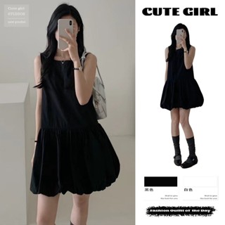 Váy 2 dây trễ vai maxi đi biển Đầm hai dây dài bigsize nữ Váy Vest không tay màu trắng Hàn Quốc dành cho nữ Mùa hè Phong cách dịu dàng Váy tính khí Váy nhỏ dáng rộng