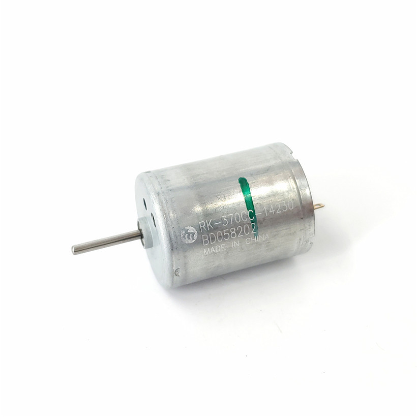 RK-370CC-14230 Động cơ nhỏ mô-men xoắn cao 12V24V Bàn chải Carbon tốc độ thấp Lược chải tóc im lặng 