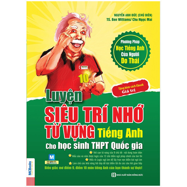 Sách - Luyện Siêu Trí Nhớ Từ Vựng Tiếng Anh Dành Cho Học Sinh THPT Quốc Gia (Tặng Kèm Ebook) (Tái Bả