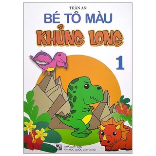 Sách - bé tô màu khủng long 1