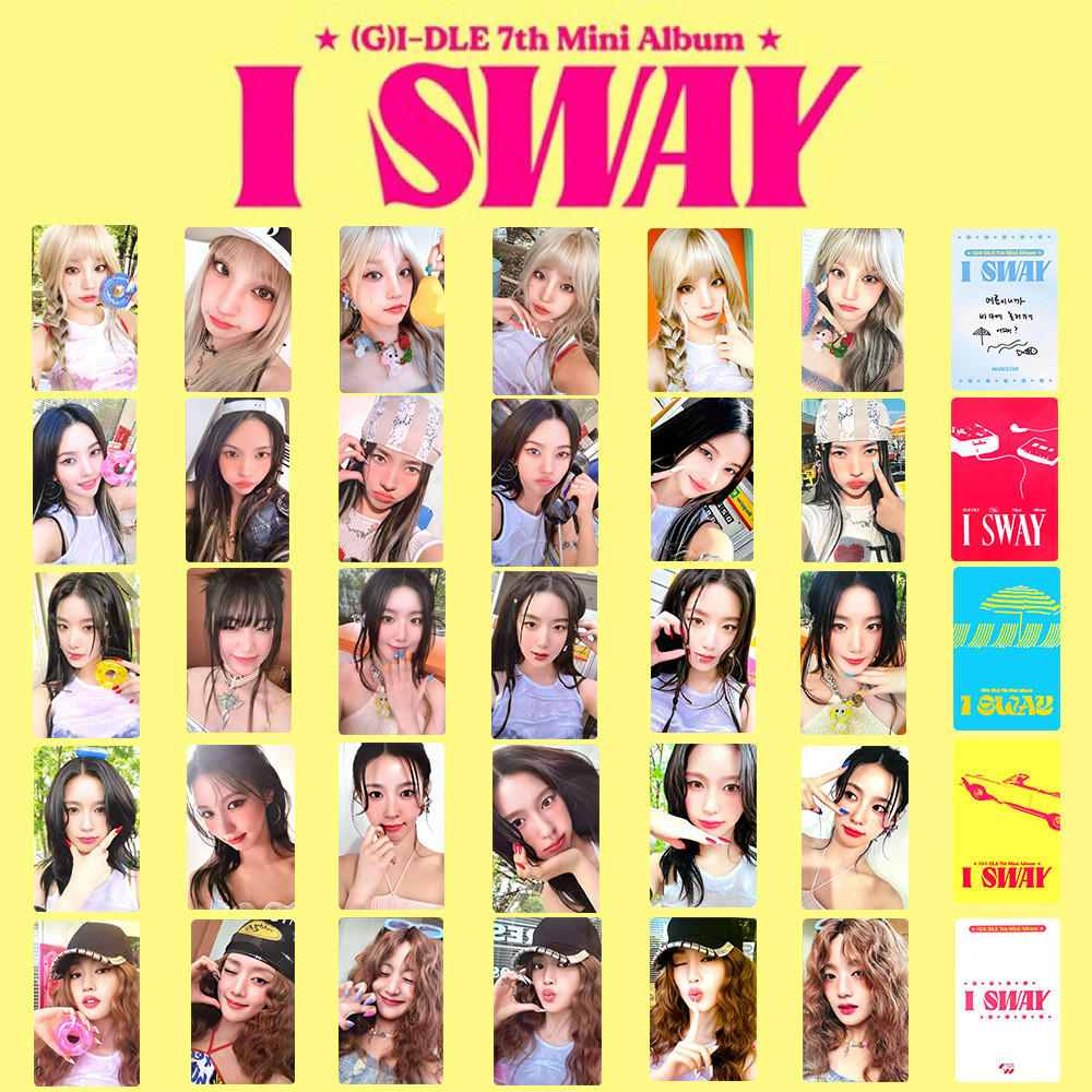 Album I-DLE của Kpop Idol (G) I-DLE I SWAY Photo Card