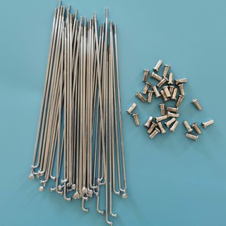 > > babyko < < 36 cái 2.5mm 12g 12k bánh xe đạp điện lốp xe thép nan hoa 80-305mm dây tải nan hoa