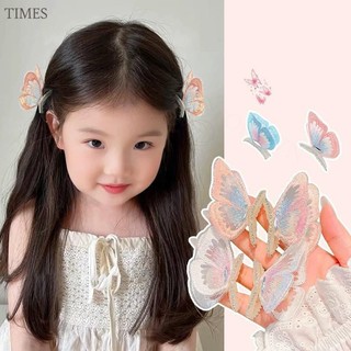 Cô Gái Công Chúa Bướm Kẹp Tóc Siêu Cổ Tích Trẻ Em Tóc Trang Trí Nổ Kẹp Mùa Hè Phụ Kiện Tóc Phụ Kiện