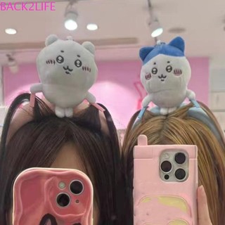 Băng đô làm tóc hoạt hình 3D BACK2LIFE, Usagi có kẹp tóc Chiikawa Vòng tóc sang trọng, Bông PP ngộ nghĩnh dễ thương Hachiware Băng đô búp bê sang trọng dành cho nữ