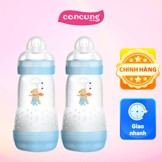 Combo 2 Bình sữa Mam Easy Start Anticolic 260ml - Xanh dương
