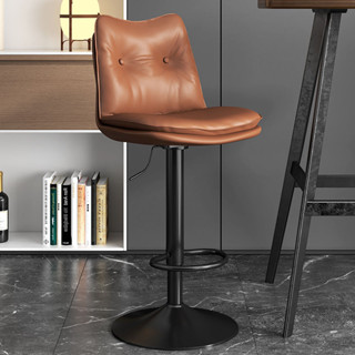  Tựa Lưng Đơn Giản Hiện Đại Quầy Lễ Tân Xoay Bắc Âu Ghế Quầy Bar Chân Cao Ghế Quầy Bar Bằng Sắt Nâng Hạ Gia Dụng 