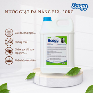  Nước giặt công nghiệp Ecogy E12 không mùi 10L kết hợp chất tẩy mỡ chuyên giặt chăn ga đồ spa đồ sự kiện quần áo ... 