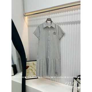 Váy kẻ prada sm
