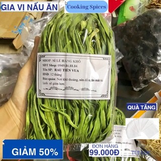 1kg Rau tiến vua khô, xanh ăn cực giòn ngon